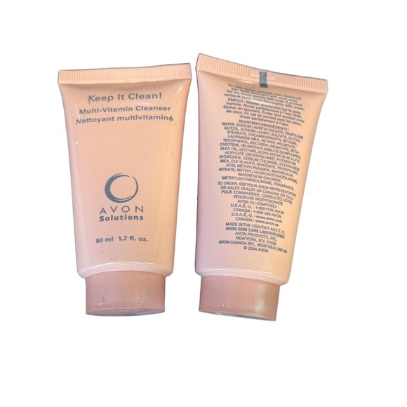 AVON Solutions 3-in-1 Cleanser Toner Moisturizer 50ml New Vintage Beauty NOS - Picture 3 of 4